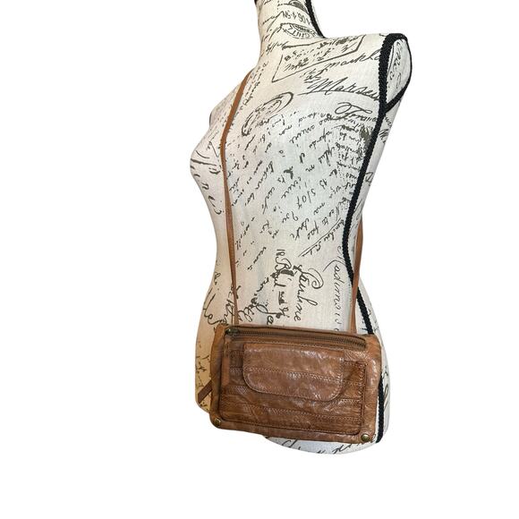 R.P.S Rock Paper Scissors Leather Crossbody Y2KBag VintageVibes Festival Indie - Picture 2 of 8